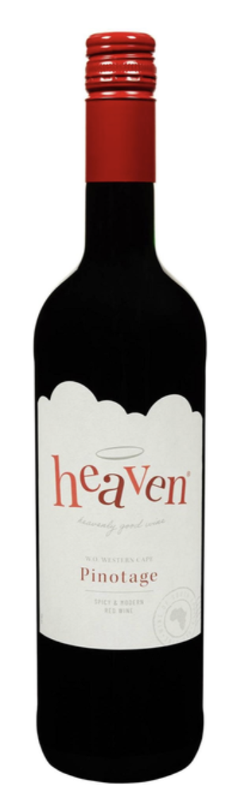 Вино Heaven Pinotage сухе червоне 13% 0.75 л 